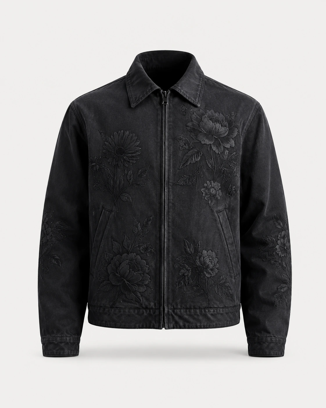 Archive Flower Jacket in Blackout