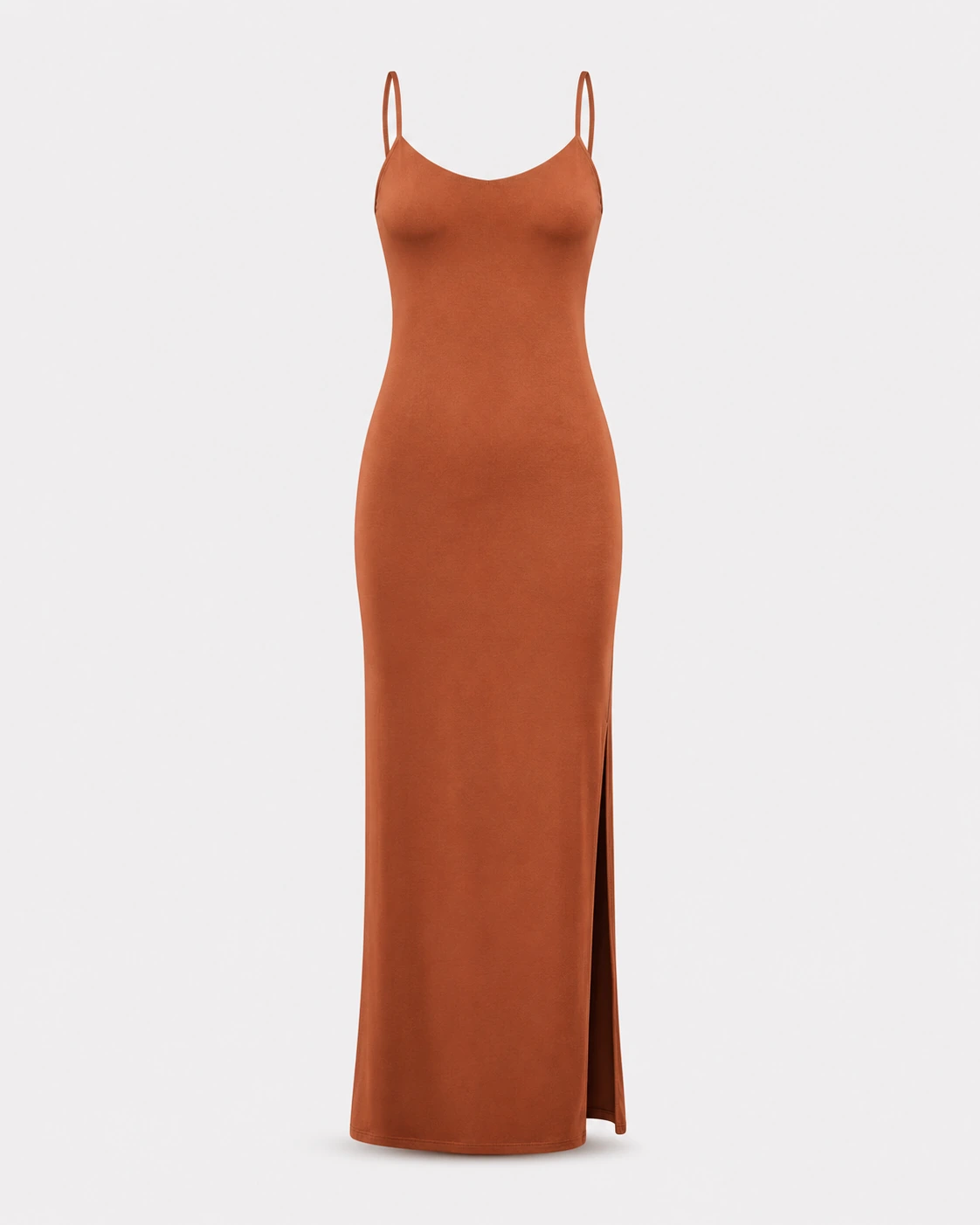 Resort Column Dress in Aged Copper