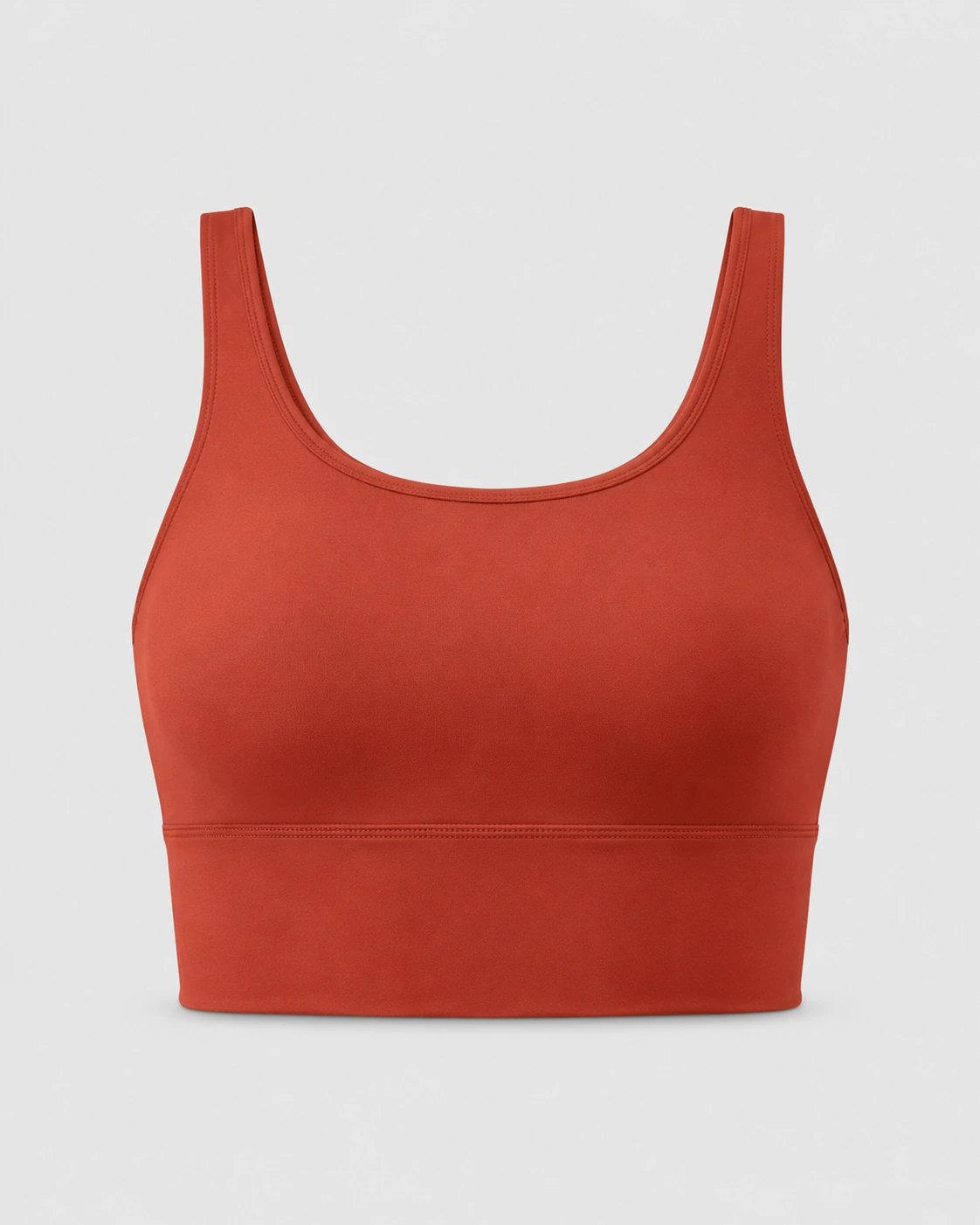 Studio Longline Bra in Retro Chili